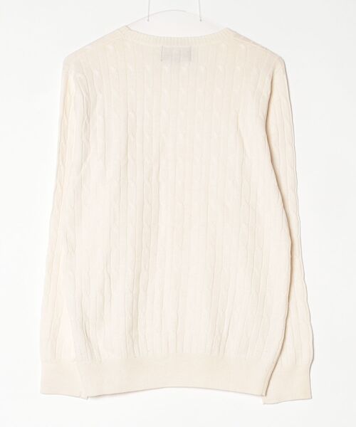 「UNION STATION」 長袖ニット L ホワイト メンズ_画像2