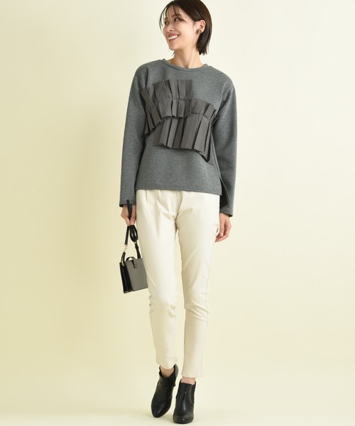 「INTERPLANET」 長袖カットソー FREE ブラック レディース_画像9