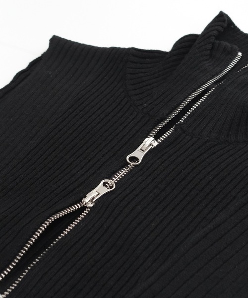 「AULA AILA」 長袖ニット 0 レッド レディース_画像10