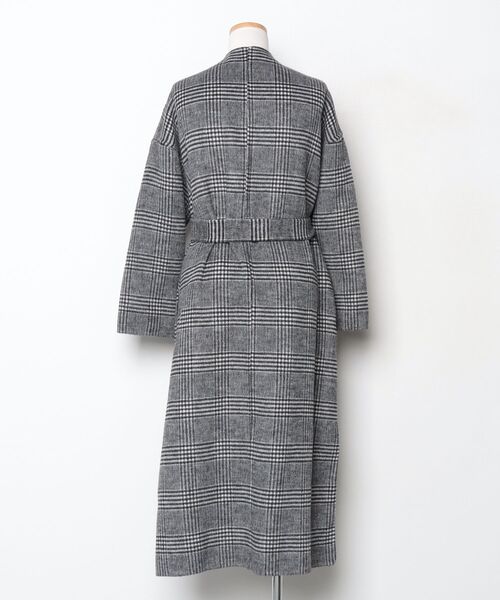 ROPE' PICNIC（ロペ ピクニック） チェック柄コート 38 グレー