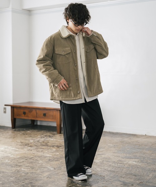 Rocky Monroe（ロッキーモンロー） コーデュロイジャケット M ベージュ