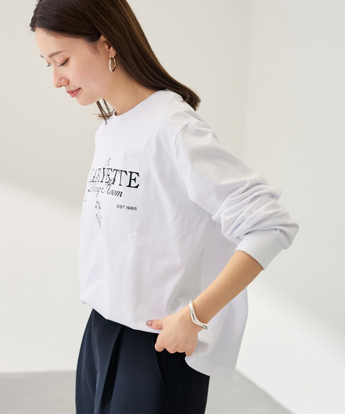 FRAMeWORK（フレームワーク） tシャツ GIFT SHOP 別注LOGO PRINT LONG