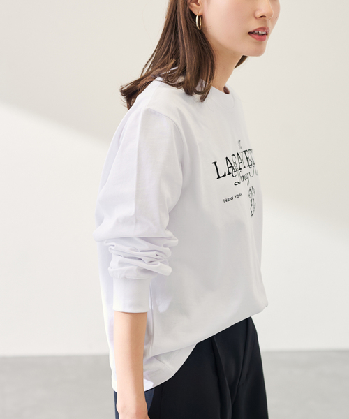 FRAMeWORK（フレームワーク） tシャツ GIFT SHOP 別注LOGO PRINT LONG
