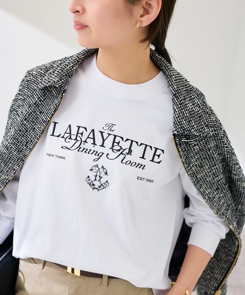 FRAMeWORK（フレームワーク） tシャツ GIFT SHOP 別注LOGO PRINT LONG