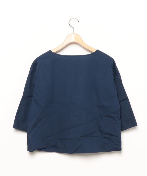 「シロップ．」 7分袖ブラウス LARGE ネイビー レディース_画像2