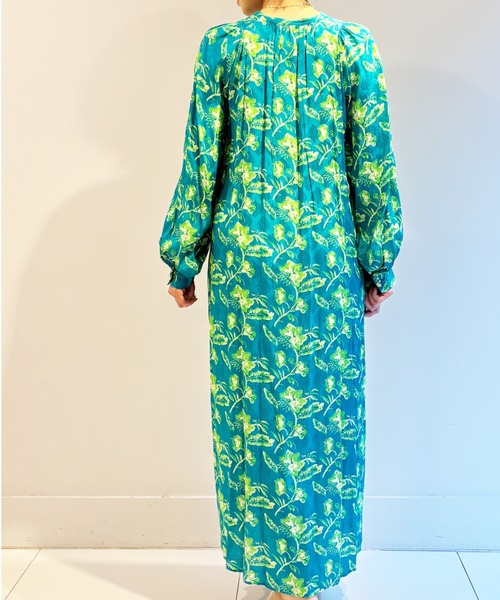 「sara mallika」 長袖ワンピース M パープル レディース_画像7