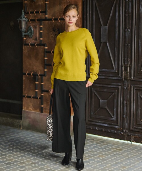 「DRESSTERIOR」 長袖ニット 38 ベージュ レディース_画像5