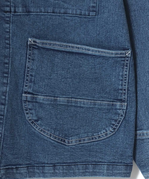 「HANES」 デニムジャケット S ネイビー メンズ_画像8