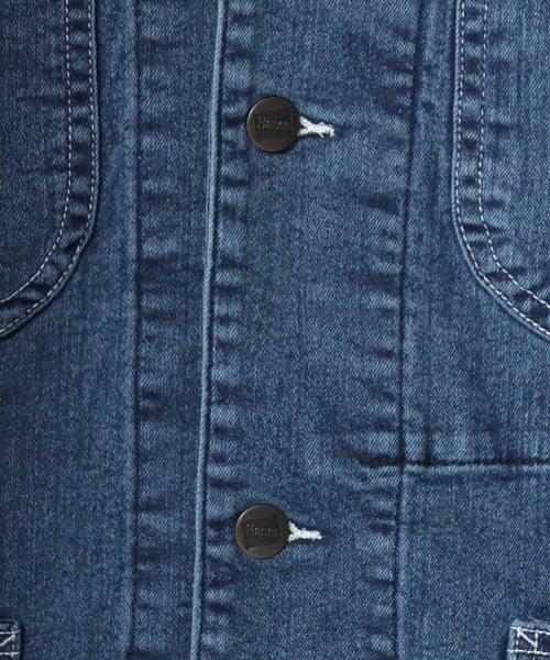「HANES」 デニムジャケット S ネイビー メンズ_画像9