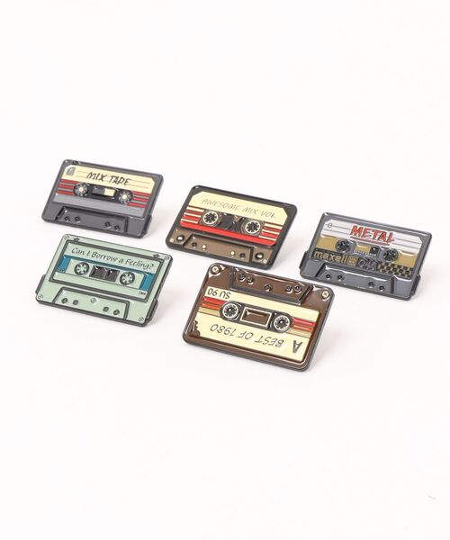 Port（ポート） バッジ 5個セット カセットテープ ピンズ セット