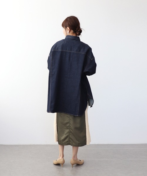 Healthy denim（ヘルシーデニム） ブラウス シャツ Almondオーバー