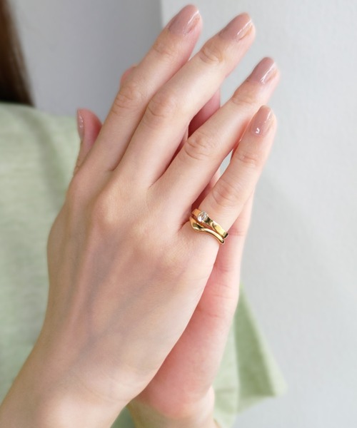 「NOIR DE POUPEE」 リング #3 シルバー レディース_画像6