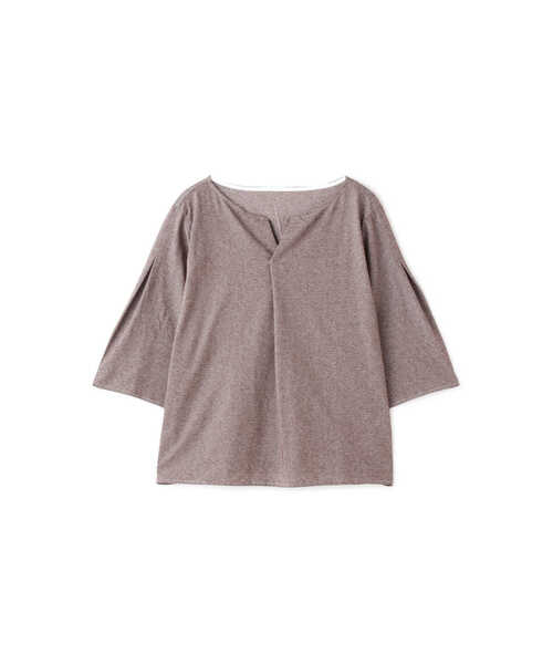「human woman」 7分袖ブラウス MEDIUM ダークインディゴブルー レディース_画像2