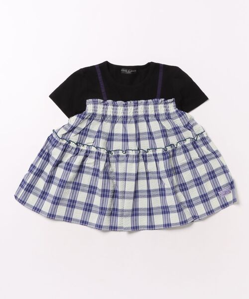 zuppa di zucca（ズッパ ディ ズッカ） tシャツ 播州織フリル切替え 