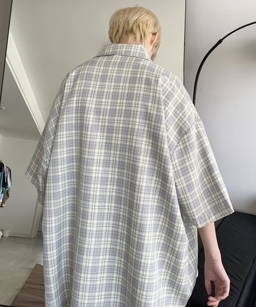 「neos」 「FVLMEN」半袖シャツ X-LARGE イエロー メンズ_画像3