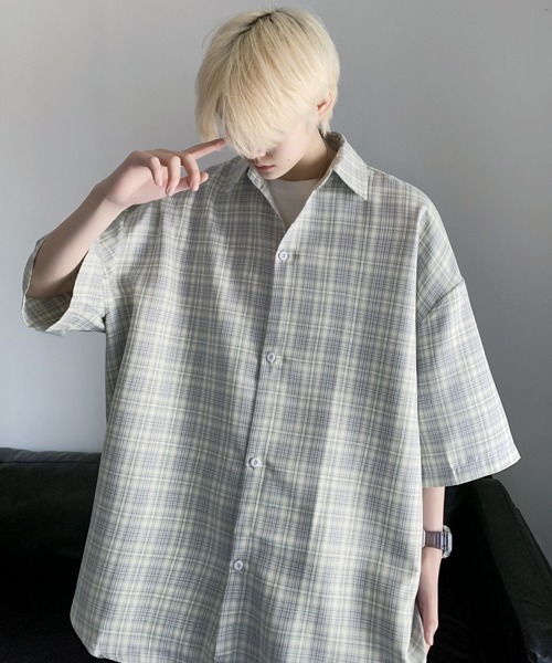 「neos」 「FVLMEN」半袖シャツ X-LARGE イエロー メンズ_画像9