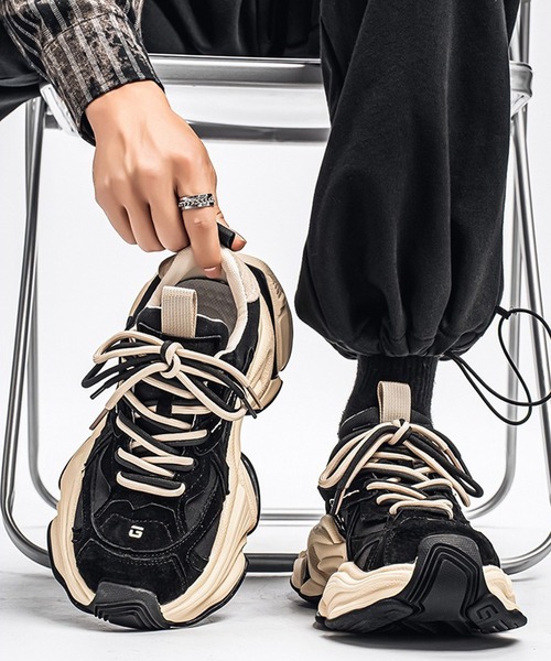 WESTBOY（ウエストボーイ） スニーカー 厚底 ボリューム ダッドレース