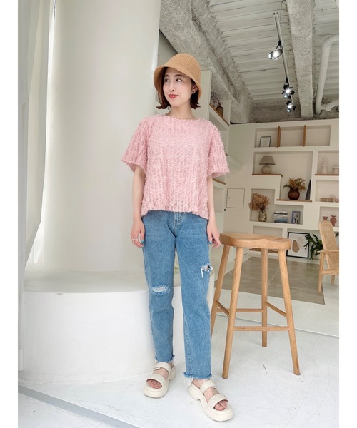「JUMELLE」 スキニーデニムパンツ MEDIUM ブルー レディース_画像9