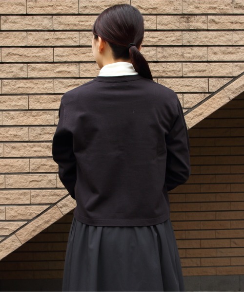 「GYMPHLEX」 カーディガン 14 ネイビー レディース_画像3