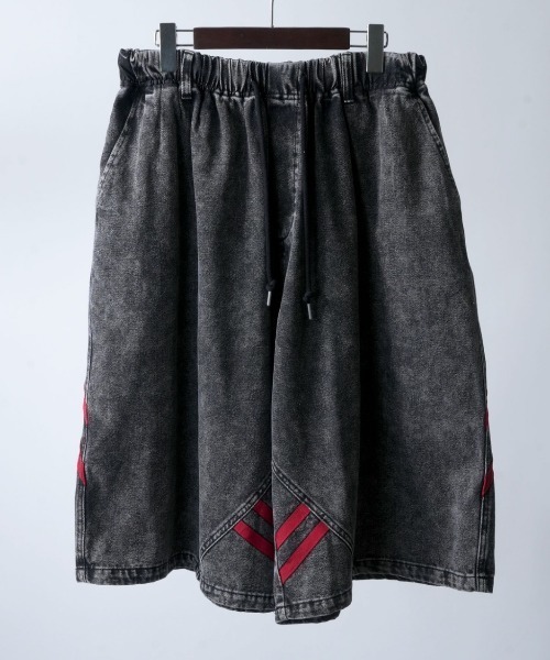 NOIZY ワイドパンツ ハーフパンツ ジーンズ 短パン wide buggy denim
