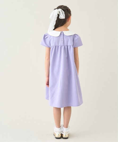 ワンピース 「セレモニー」「おうちで洗える」丸衿付ワンピース「子供