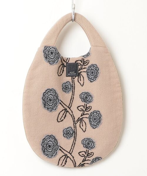 ミナペルホネン ハンドバッグ - 刺繍 mina perhonen 刺繍ボディバッグ