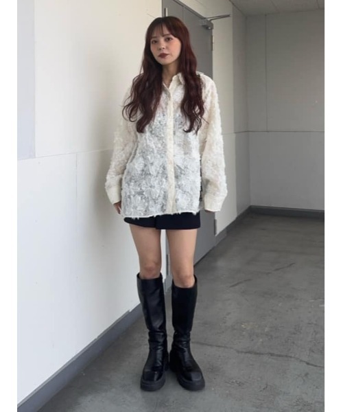 SLY（スライ） ブラウス シャツ LOOSE LACE SH ルーズレースシャツ 春