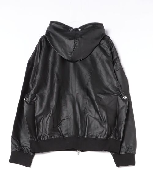 パーカー COATING ZIP UP HOODIE TYPE-2 メンズ レディースの画像