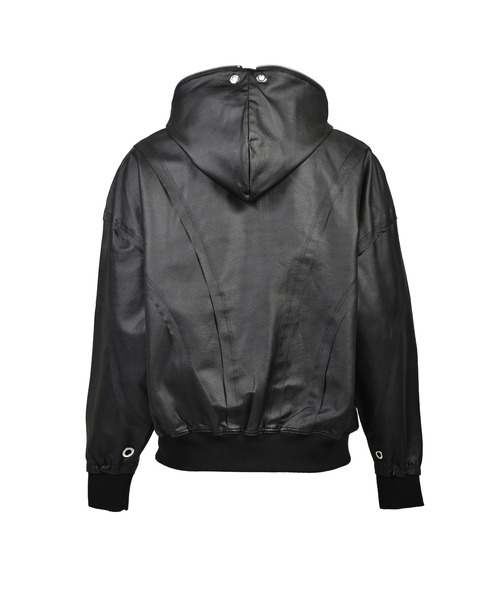 パーカー COATING ZIP UP HOODIE TYPE-2 メンズ レディースの画像