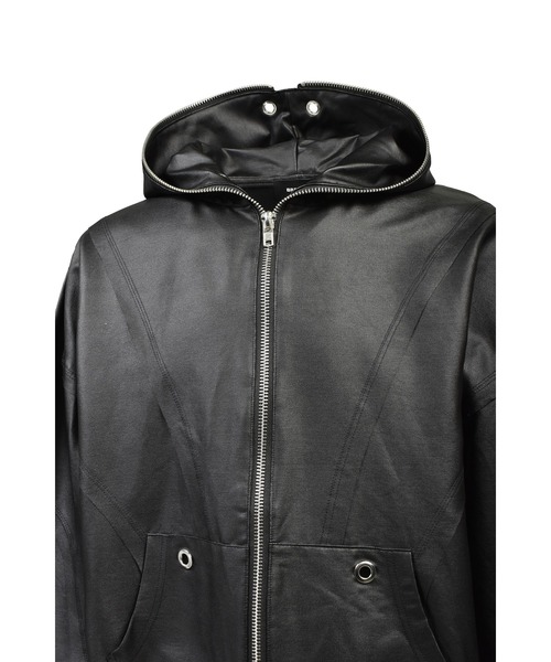パーカー COATING ZIP UP HOODIE TYPE-2 メンズ レディースの画像