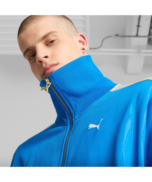 「PUMA」 ジャージブルゾン SMALL ブルー系その他 メンズの画像