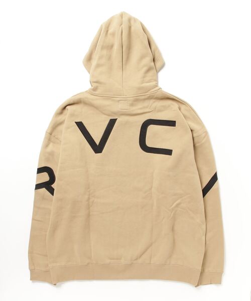 「RVCA」 プルオーバーパーカー X-LARGE ブルー メンズ_画像2