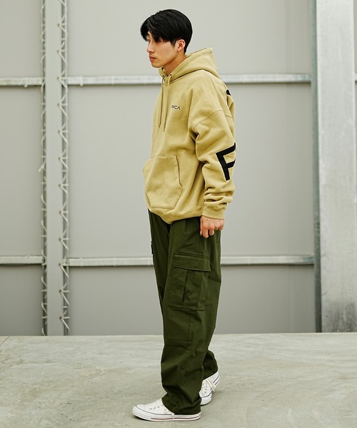 「RVCA」 プルオーバーパーカー X-LARGE ブルー メンズ_画像7