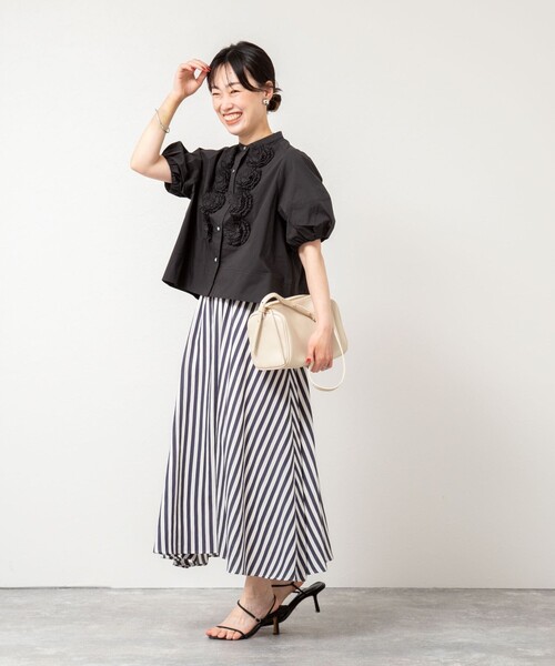「NOLLEY'S」 ロングスカート 36 ブルー系その他7 レディースの画像