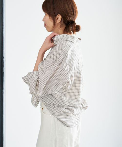 IENA（イエナ） ブラウス シャツ 「セットアップ対応」フレンチリネン