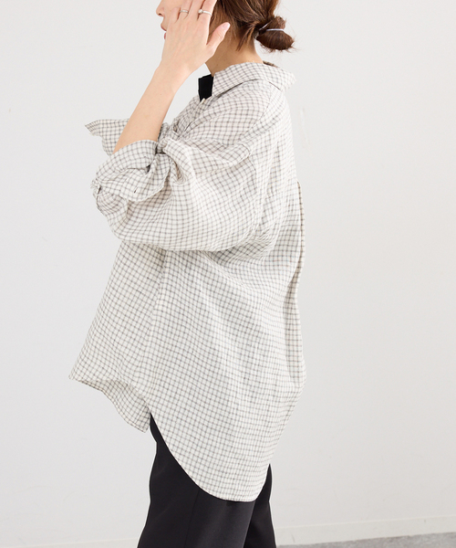 IENA（イエナ） ブラウス シャツ 「セットアップ対応」フレンチリネン