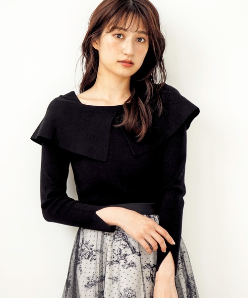 「NOELA」 長袖ニット フリー ブルー レディース_画像5