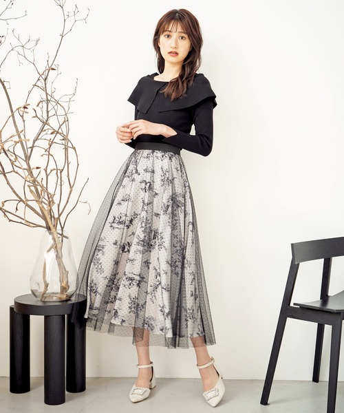 「NOELA」 長袖ニット フリー ブルー レディース_画像7