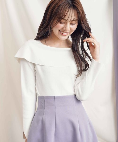 「NOELA」 長袖ニット フリー ブルー レディース_画像9