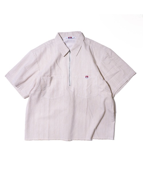 BEN DAVIS（ベンデイビス） tシャツ HICKORY Half Zip Shirts メンズ