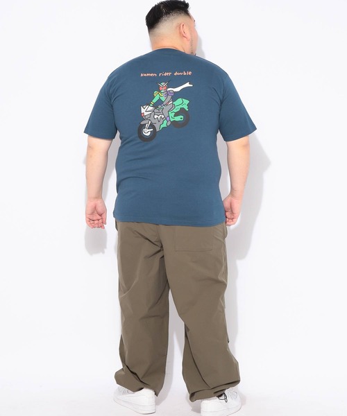 tシャツ Tシャツ 半袖 メンズ 大きいサイズ 仮面ライダー ダブル