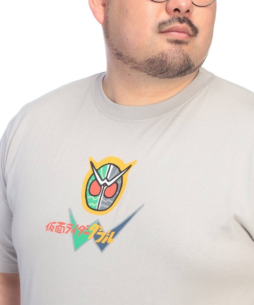 tシャツ Tシャツ 半袖 メンズ 大きいサイズ 仮面ライダー ダブル