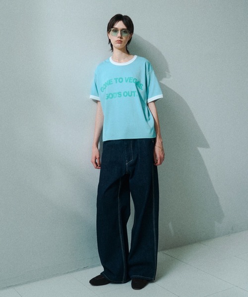 soerte ジーンズ Classic Multi Pocket Straight Denim Pants