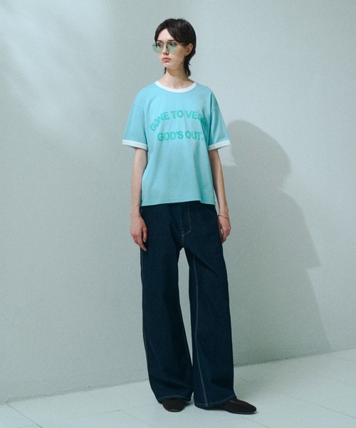 soerte ジーンズ Classic Multi Pocket Straight Denim Pants 