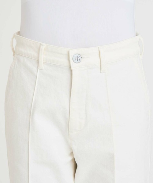 ジーンズ デニム デニムパンツ 「YANUK/ヤヌーク」Pintusk Flare/ピンタックフレアデニムパンツ レディースの画像
