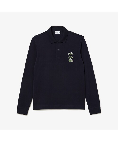 ラコステ 長袖ポロシャツ ブラック PH7226 LACOSTE（ラコステ） 長袖ポロシャツ 3 ダークネイビー メンズ
