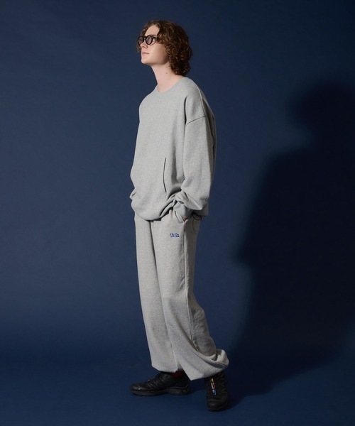 「WETTEMPT」 スウェットカットソー LARGE グレー メンズ_画像2