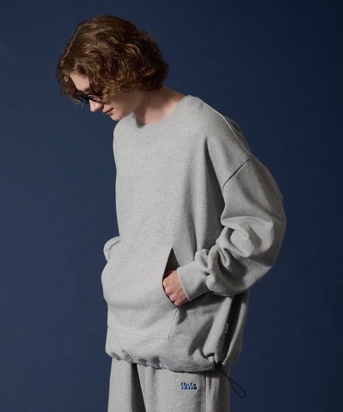 「WETTEMPT」 スウェットカットソー LARGE グレー メンズ_画像4