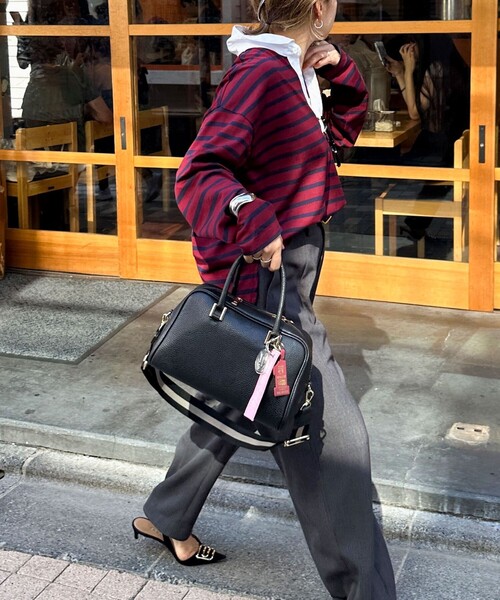 「Rie Miller」 長袖カットソー 38 ブラック レディース_画像2