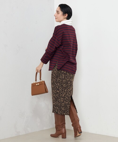 「Rie Miller」 長袖カットソー 38 ブラック レディース_画像6